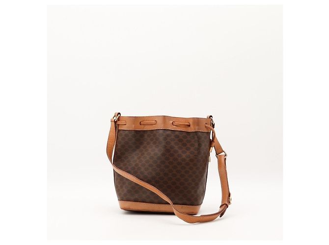 Céline Borsa Secchiello Celine Monogram in Pelle Brown - vista 3