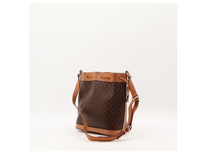 Céline Borsa Secchiello Celine Monogram in Pelle Brown - vista 4