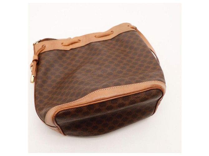 Céline Borsa Secchiello Celine Monogram in Pelle Brown - vista 6