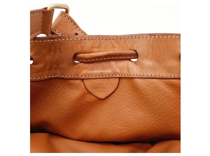 Céline Borsa Secchiello Celine Monogram in Pelle Brown - vista 7