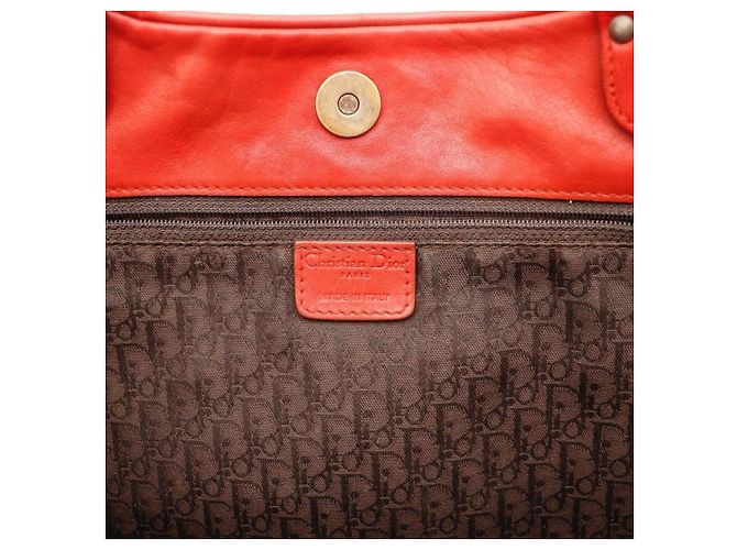 Borsa Hobo Dior in pelle rossa - vista 10