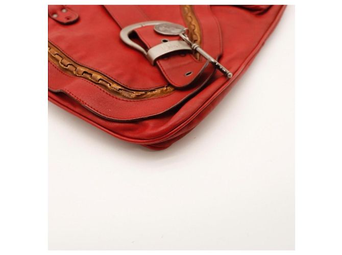 Borsa Hobo Dior in pelle rossa - vista 12
