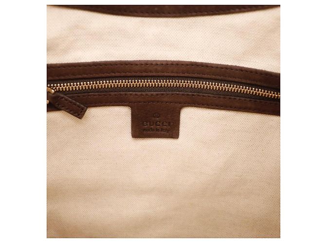 Gucci Hobo Bag Monogram Canvas Brown - view 7