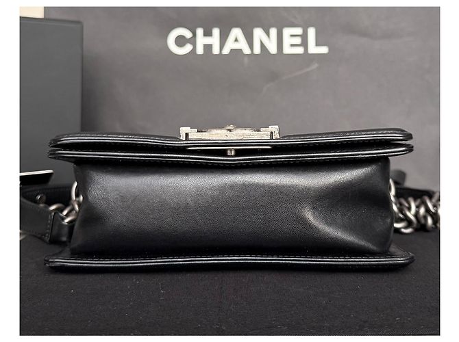 Borsa Chanel Boy Swarovski Crystals - vista 7