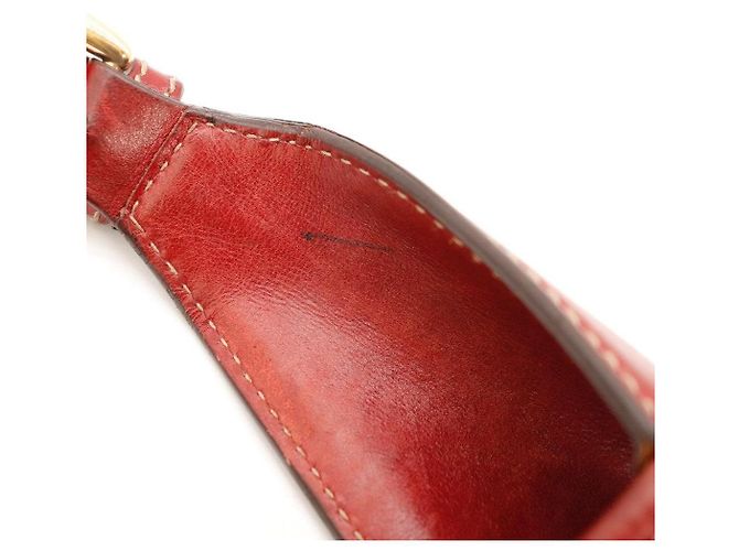 Borsa Hobo Gucci 95th Anniversary Velluto Rosso e Verde e Pelle - vista 11