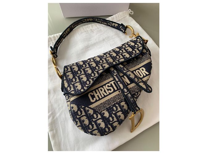 Bolsa Christian Dior Saddle Oblique Medium - vista 3