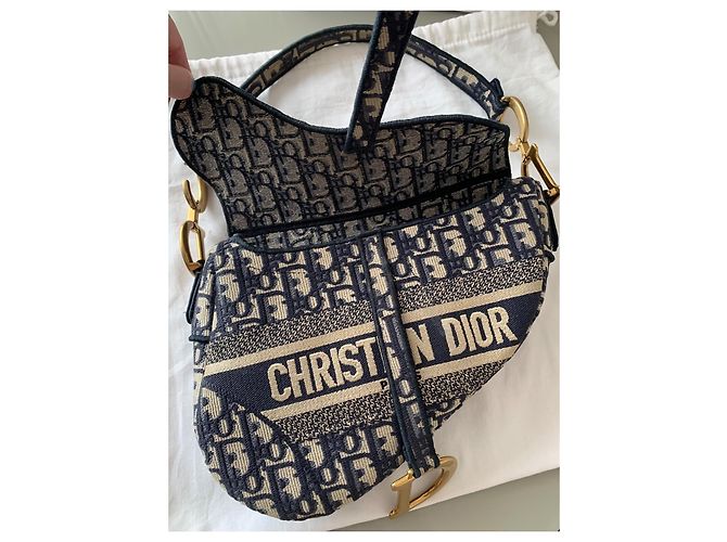 Bolsa Christian Dior Saddle Oblique Medium - vista 7