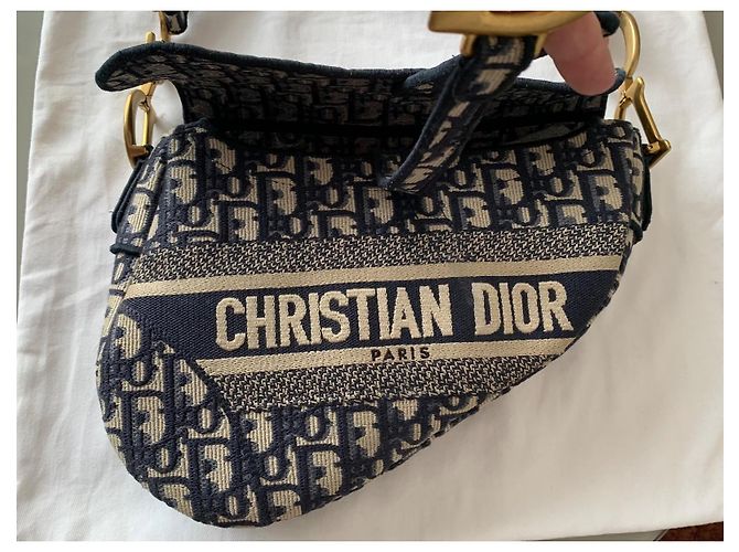Bolsa Christian Dior Saddle Oblique Medium - vista 8