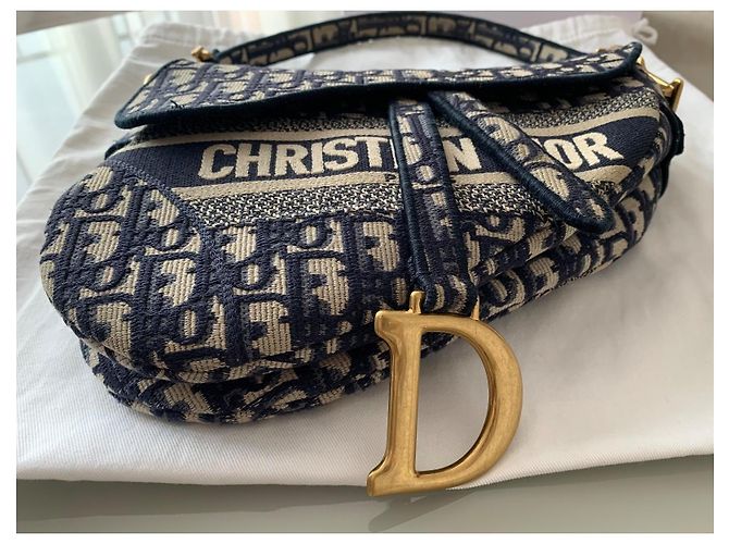 Bolsa Christian Dior Saddle Oblique Medium - vista 9