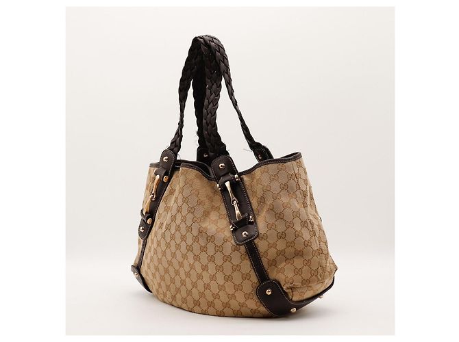 Gucci Monogram Canvas Schultertasche - Ansicht 2