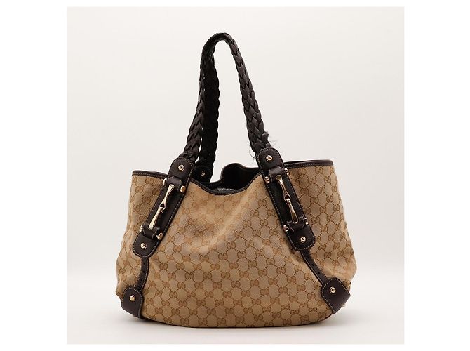 Gucci Monogram Canvas Schultertasche - Ansicht 3