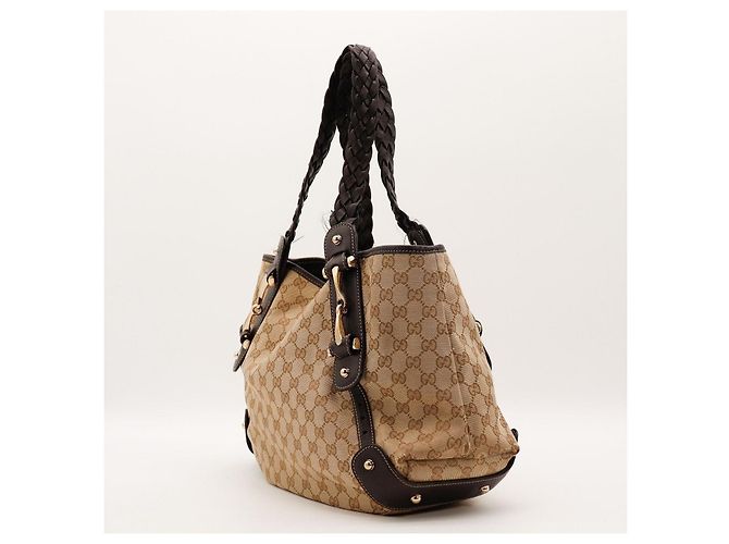 Gucci Monogram Canvas Schultertasche - Ansicht 4