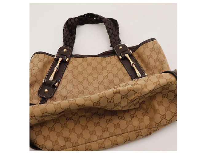 Gucci Monogram Canvas Schultertasche - Ansicht 6