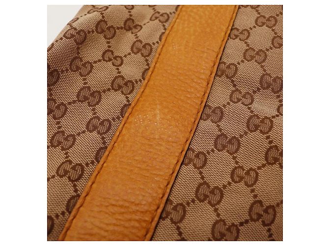 Borsa a tracolla Gucci in tela monogram e pelle Marrone - vista 11