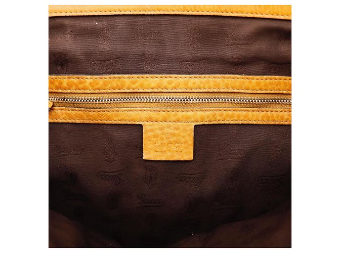 Borsa a tracolla Gucci in tela monogram e pelle Marrone - vista 8