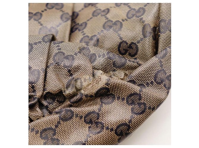 Borsa Hobo Gucci Monogram Canvas Brown - vista 10
