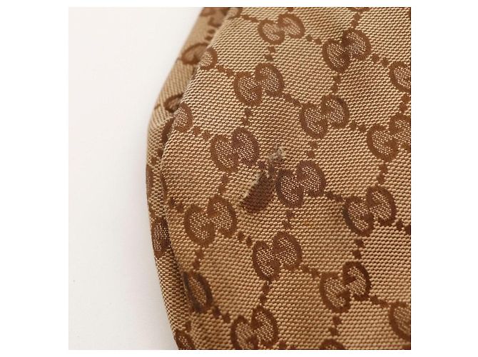 Borsa Gucci Monogram Canvas Brown - vista 10