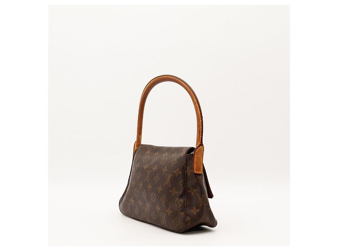 Borsa a tracolla Louis Vuitton Monogram Pochette NM in pelle marrone - vista 4