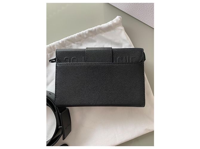 Borsa Christian Dior 30 Montaigne Box in pelle nera - vista 6