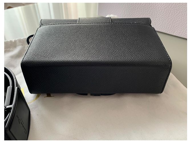 Borsa Christian Dior 30 Montaigne Box in pelle nera - vista 7