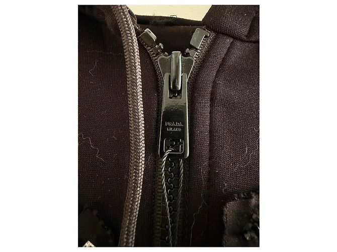 Sudadera con capucha y cremallera negra Prada m Edición "Frankenstein" (Colaboración con Universal Studios) - vista 2