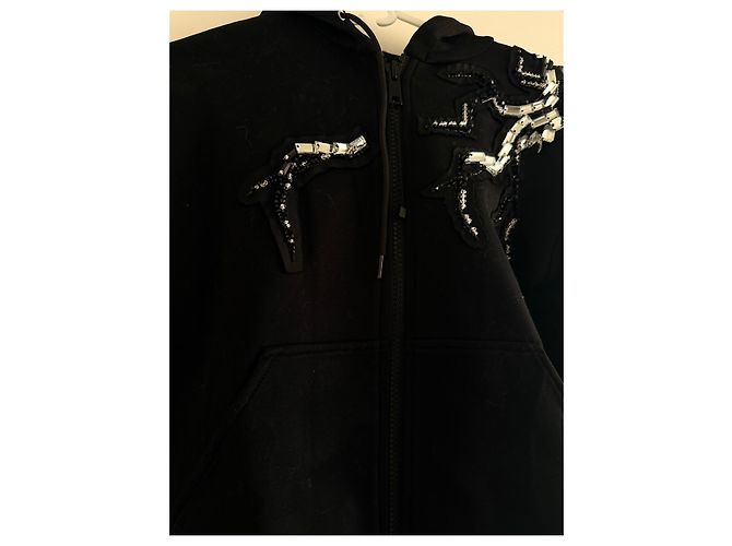 Sudadera con capucha y cremallera negra Prada m Edición "Frankenstein" (Colaboración con Universal Studios) - vista 3