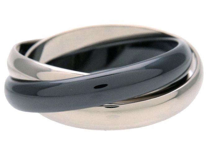 Cartier Trinity 18K White Gold & Black Ceramic Medium - vista 3