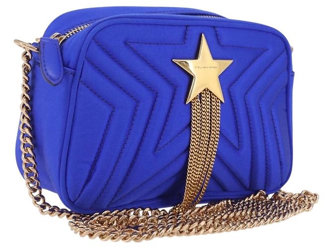Stella Mc Cartney Stella McCartney Stella Star Camera Quilted Satin Mini - vista 3