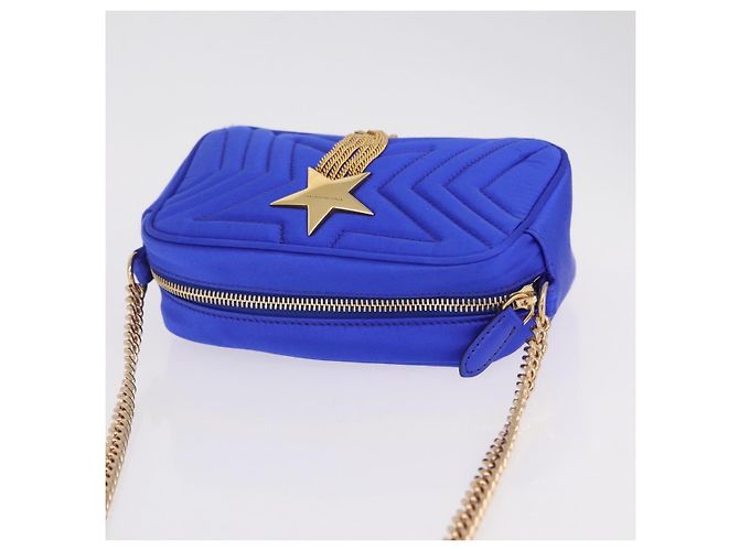 Stella Mc Cartney Stella McCartney Stella Star Camera Quilted Satin Mini - vista 7