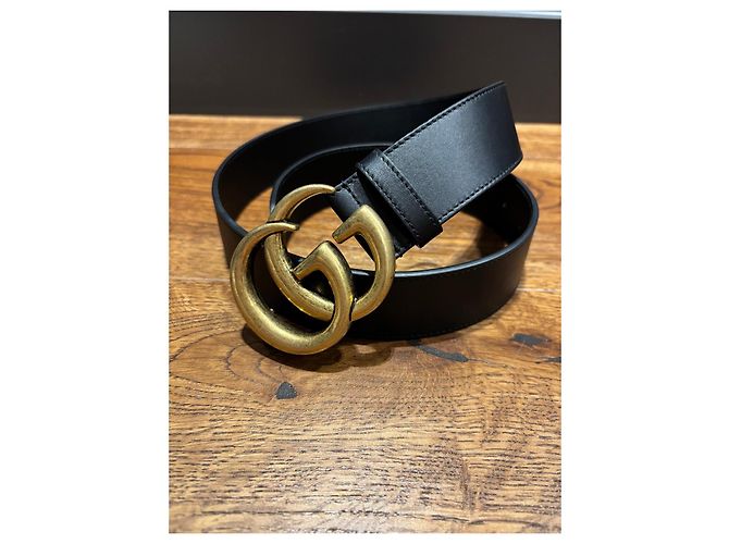 Cinto Gucci GG Marmont em couro - vista 5