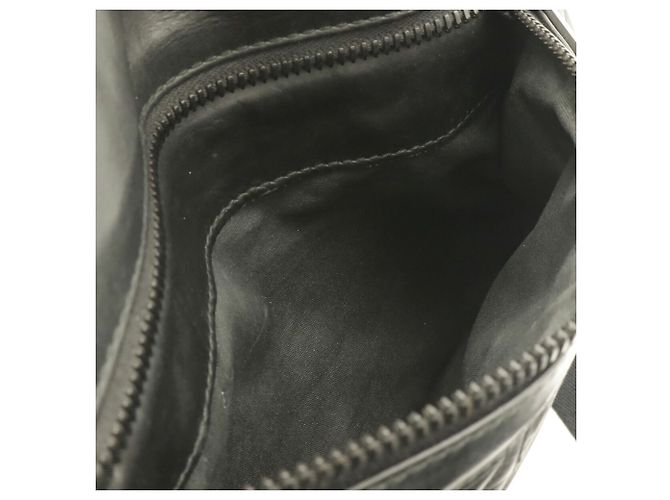 Borsa Sling in pelle nera Bottega Veneta - vista 10