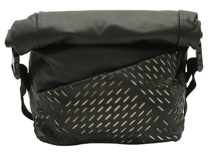 Borsa Sling in pelle nera Bottega Veneta - vista 2
