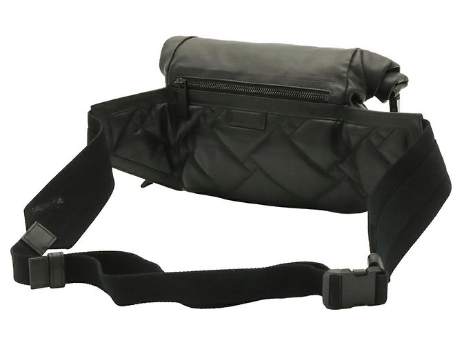 Borsa Sling in pelle nera Bottega Veneta - vista 3