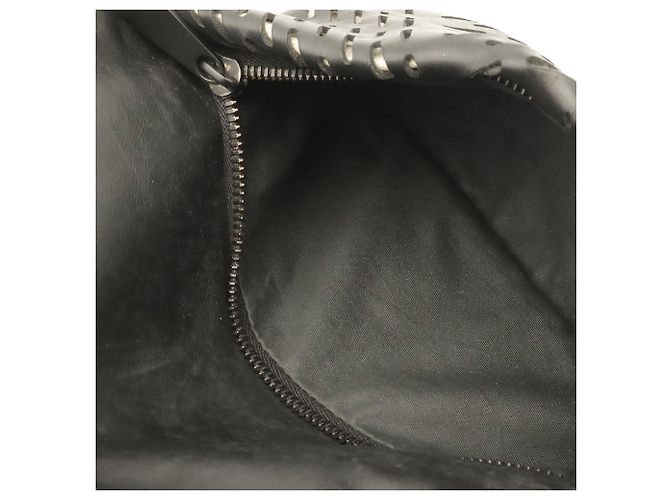 Borsa Sling in pelle nera Bottega Veneta - vista 9