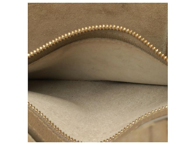 Céline Saco Tote Celine Vertical Cabas Small em couro cinza - vista 10