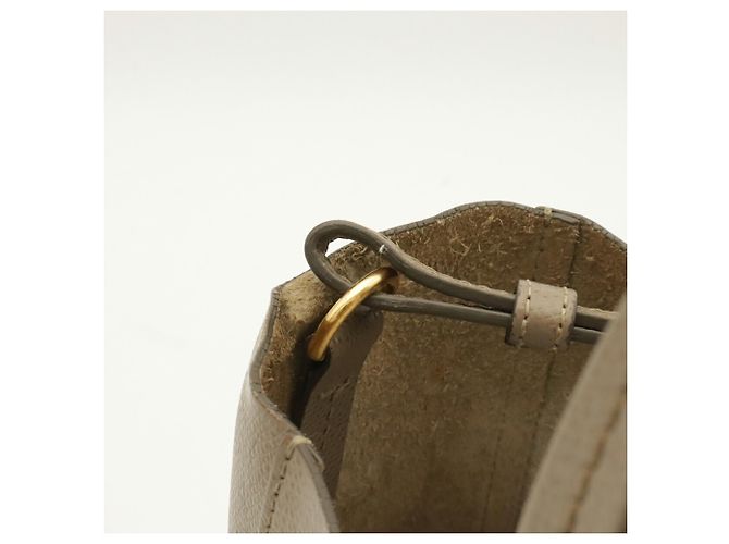 Céline Saco Tote Celine Vertical Cabas Small em couro cinza - vista 6
