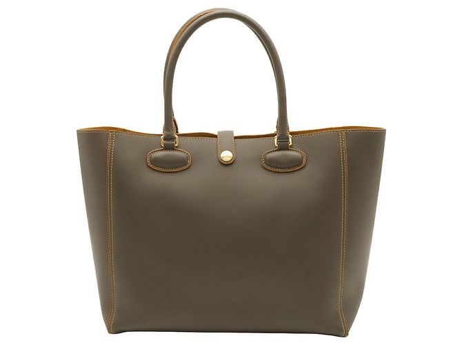Loewe Leo Tote Bag aus braunem Leder - Ansicht 2