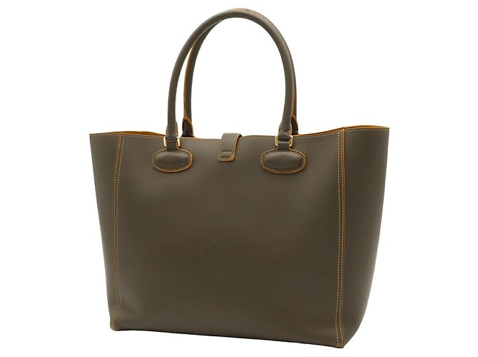 Loewe Leo Tote Bag aus braunem Leder - Ansicht 3