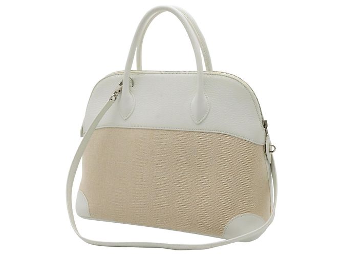 Hermès Borsa Hermes Bolide 35 in Beige - vista 3