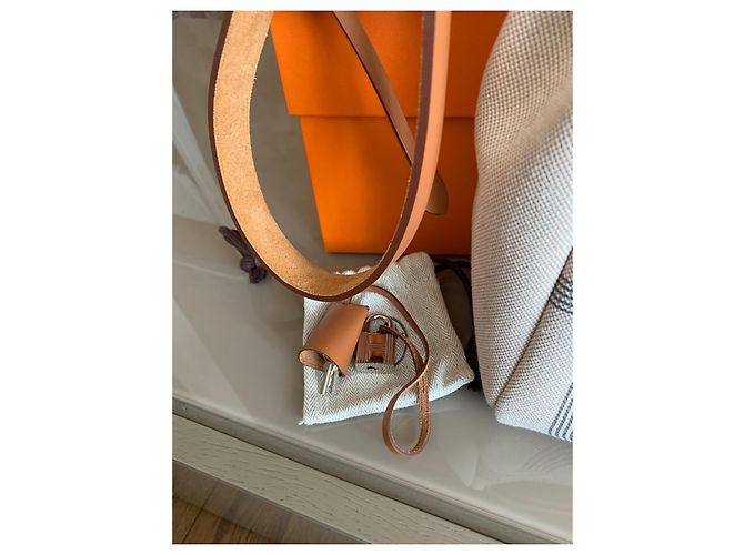 Borsa Hermès Herbag 31 in Tela e Pelle - vista 12