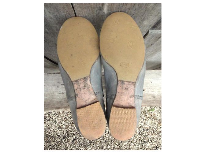 Chloé Botas altas em couro cinza - vista 6