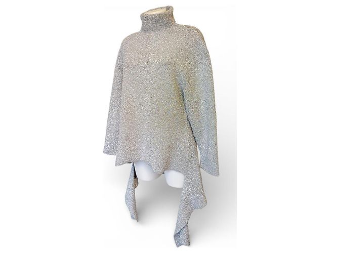 BALENCIAGA - Metallic Deconstructed Sweater - Maglione - Ansicht 3