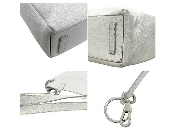 Saco Tote Loewe em couro branco - vista 6