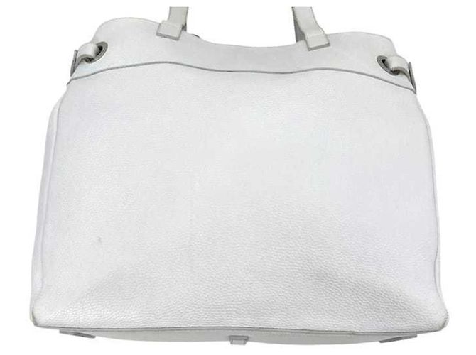 Saco Tote Loewe em couro branco - vista 7