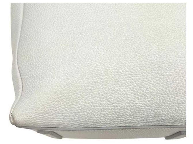 Saco Tote Loewe em couro branco - vista 8