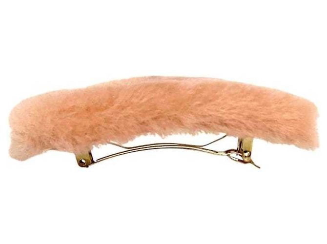 Fermi capelli in pelliccia rosa Miu Miu - vista 2