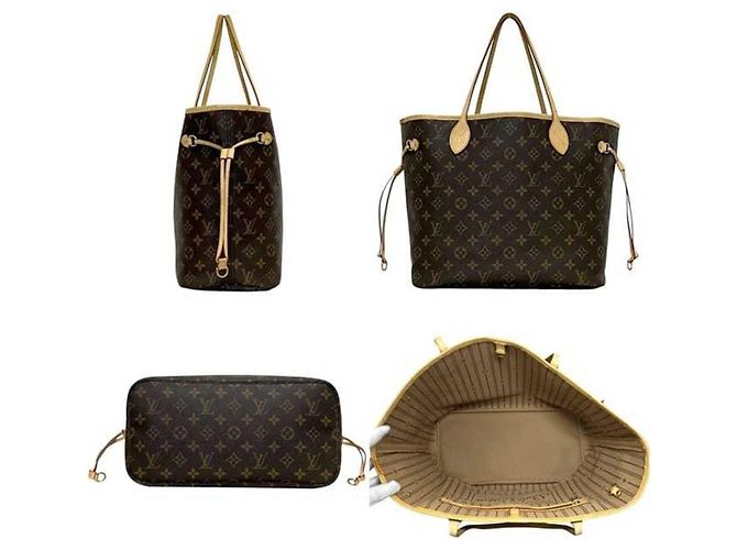 Sac cabas Louis Vuitton Neverfull GM Monogram - vue 2