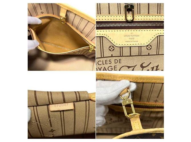 Sac cabas Louis Vuitton Neverfull GM Monogram - vue 3