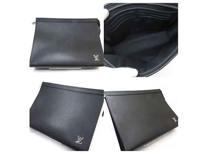 Louis Vuitton Taiga Pochette Voyage Clutch Bag - vista 6
