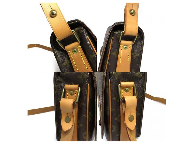 Borsa a tracolla Louis Vuitton Monogram Cartouchiere MM - vista 8
